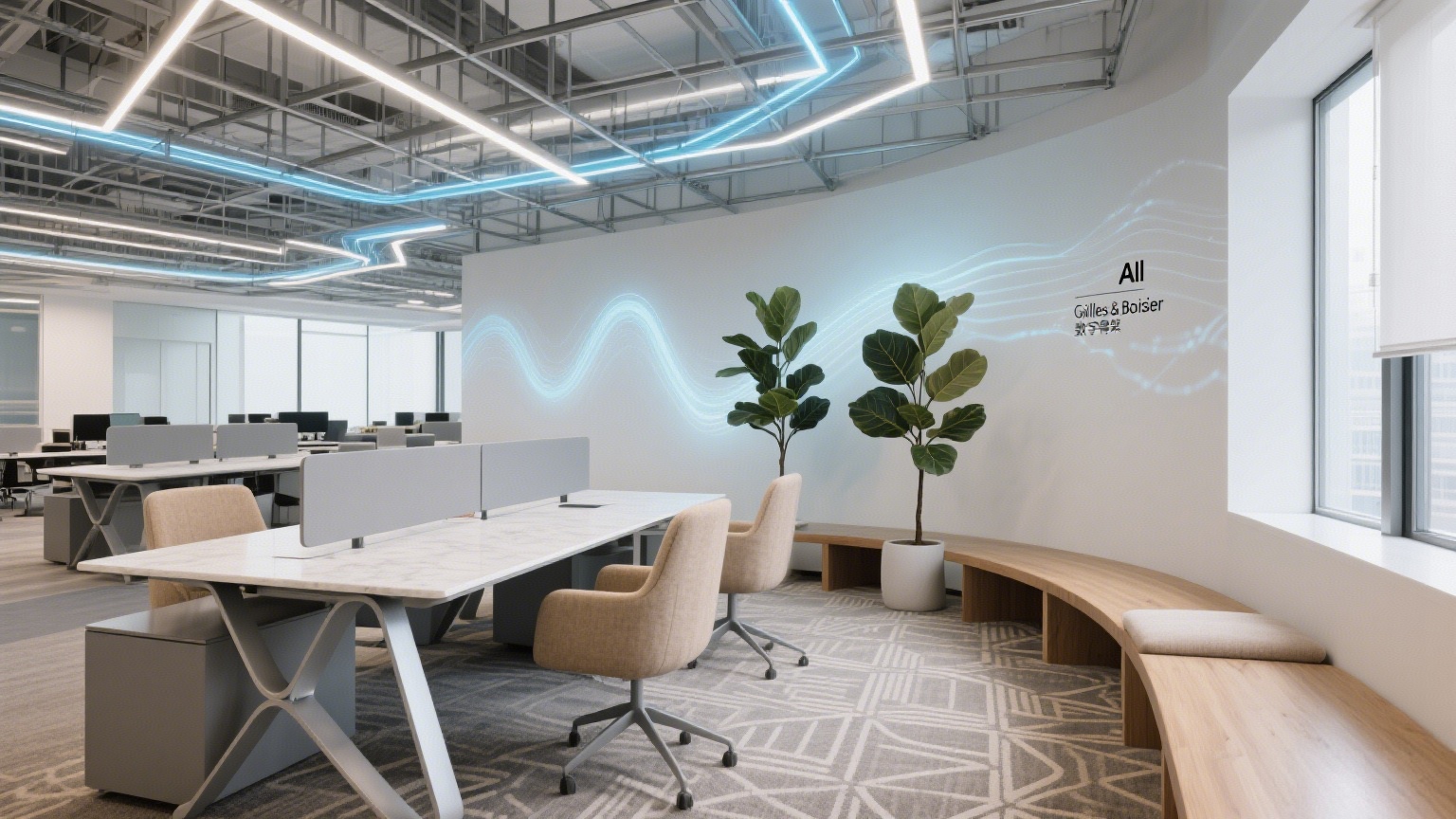 数字骨架下的温度：AI 办公室设计哲学
