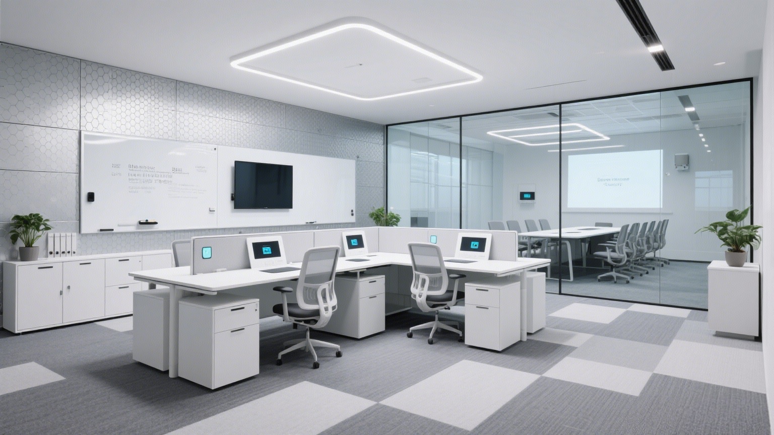 科技感办公室，硬核设计