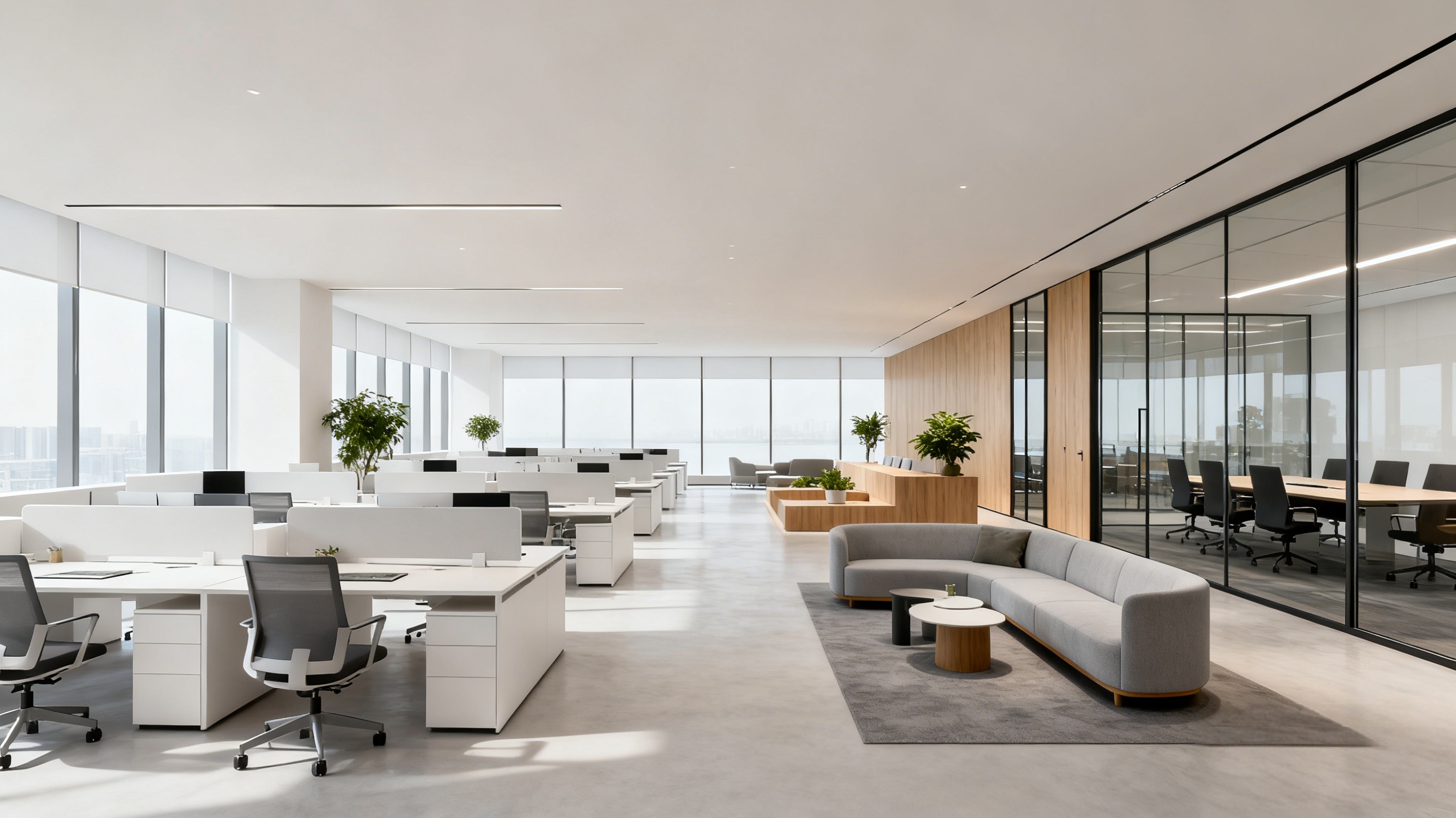 告别传统格子间：大型现代化办公室装修指南
